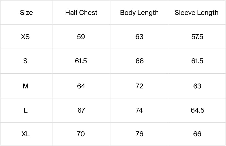 Size Guide
