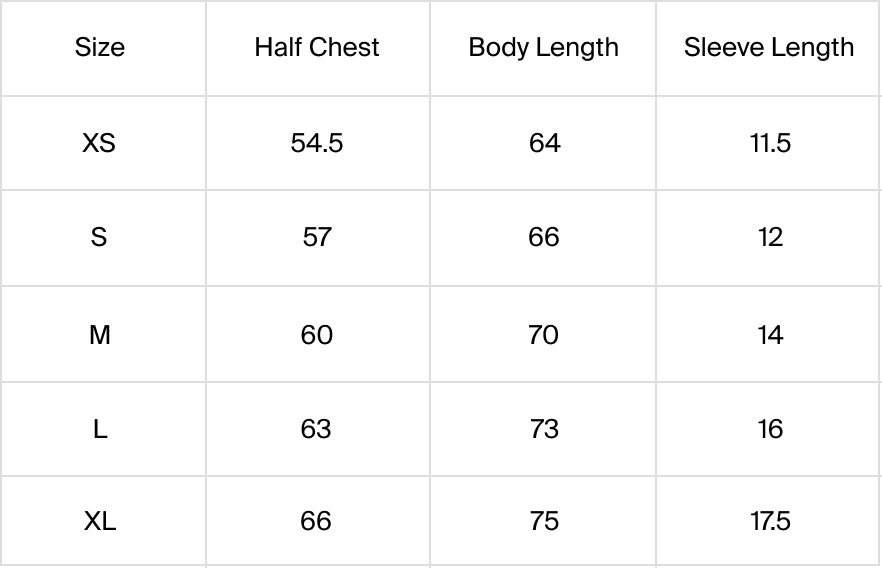 Size Guide