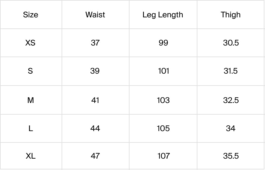 Size Guide