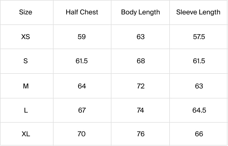Size Guide