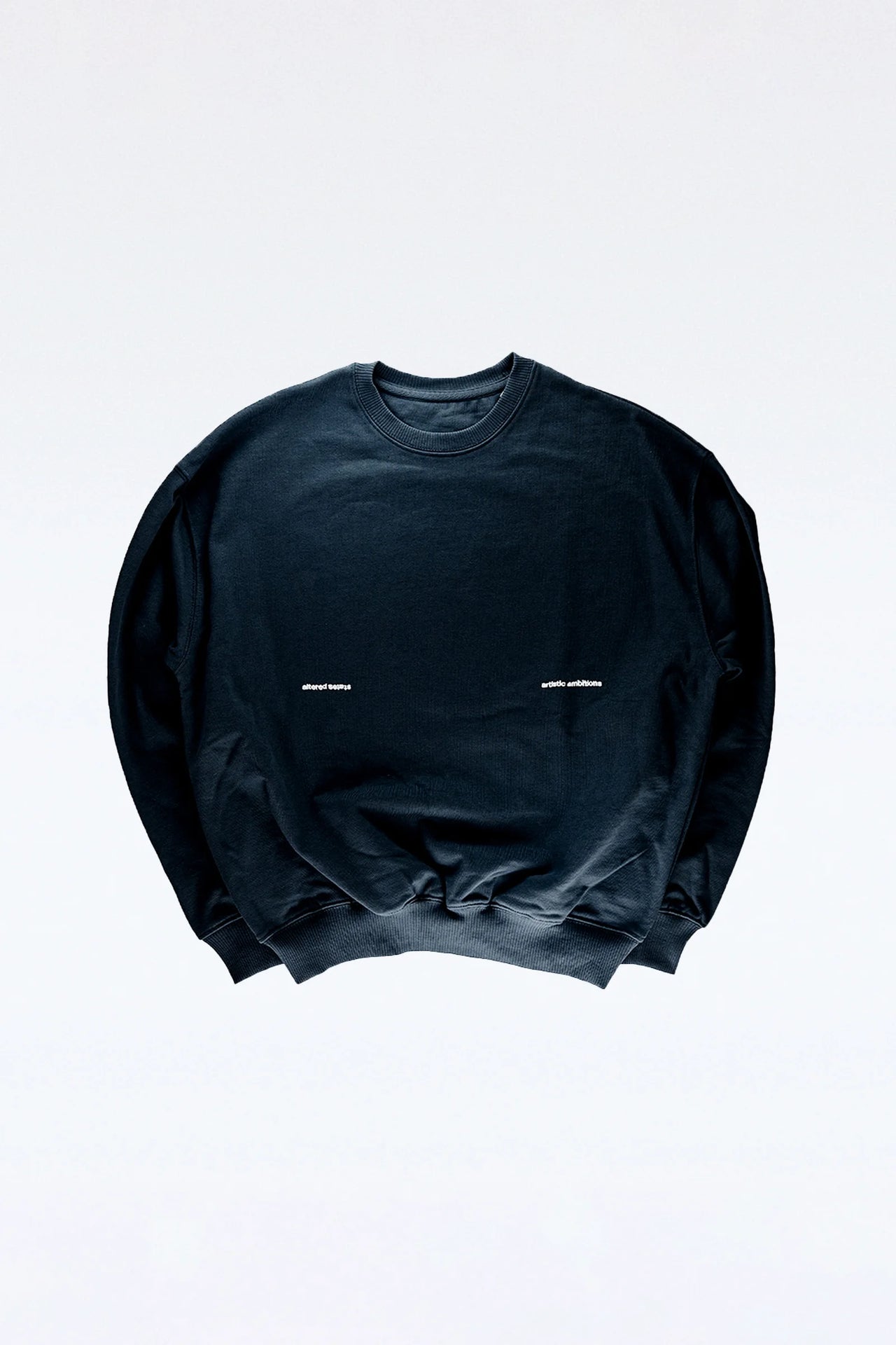 Schweres Crewneck - Schwarz
