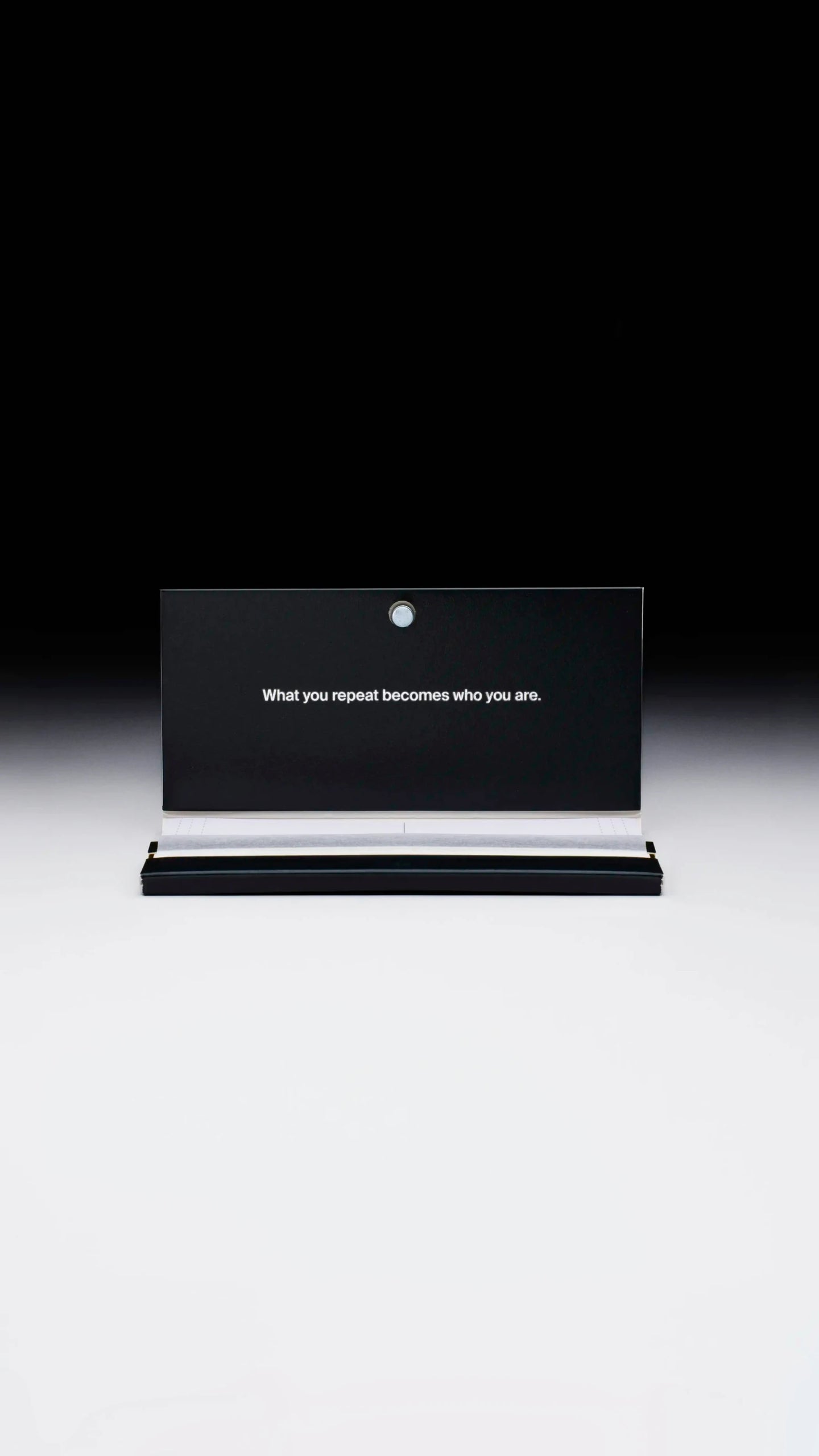 5P Papers Black, inside message