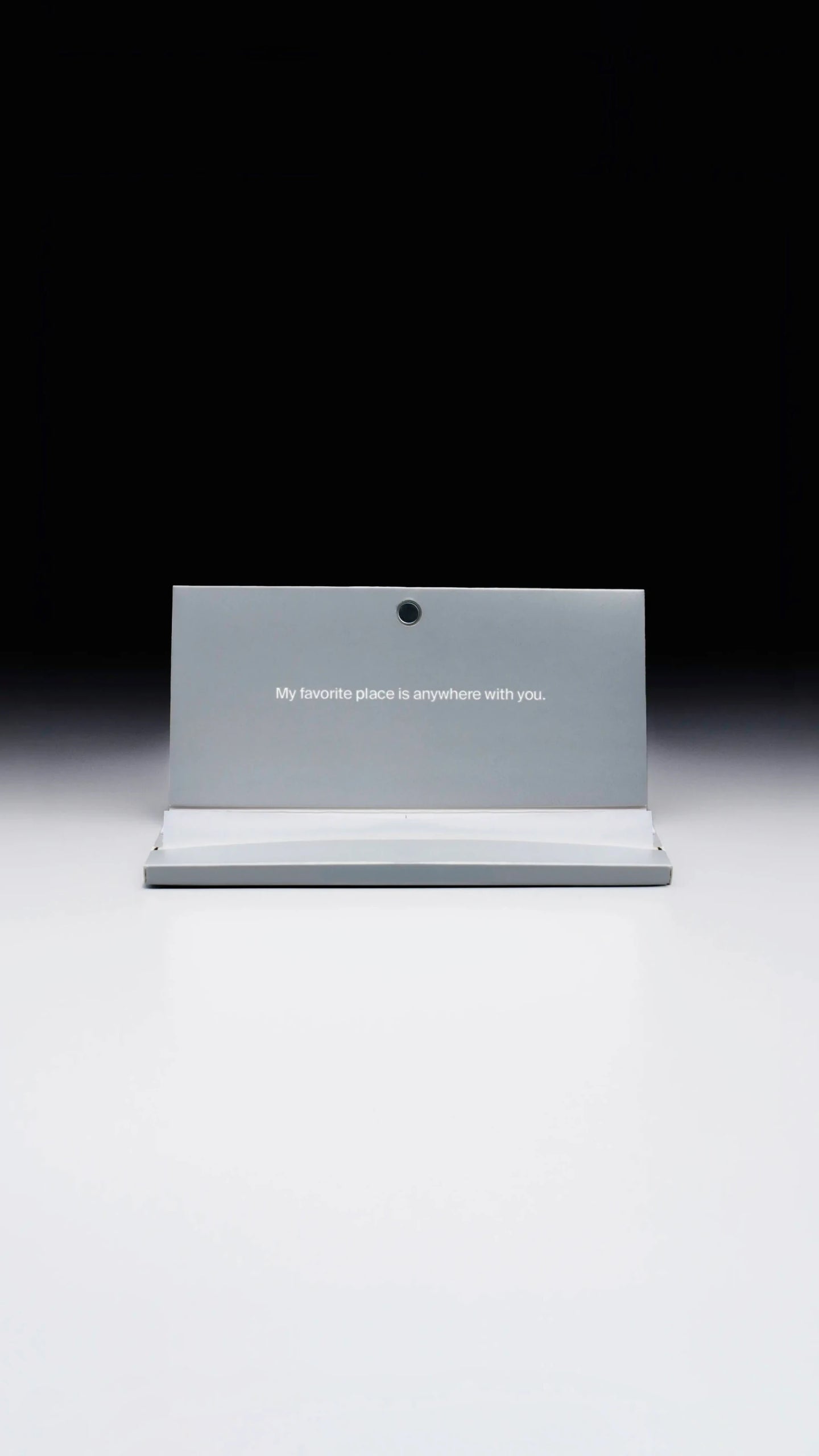 5P Papers Gray, inside message