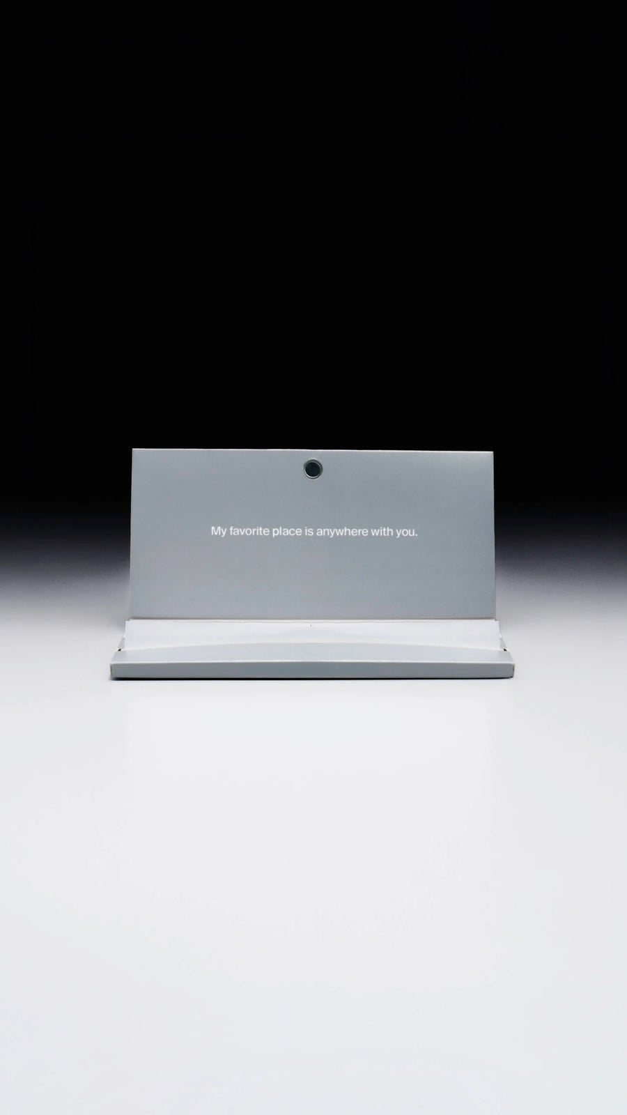5P Papers Gray, inside message