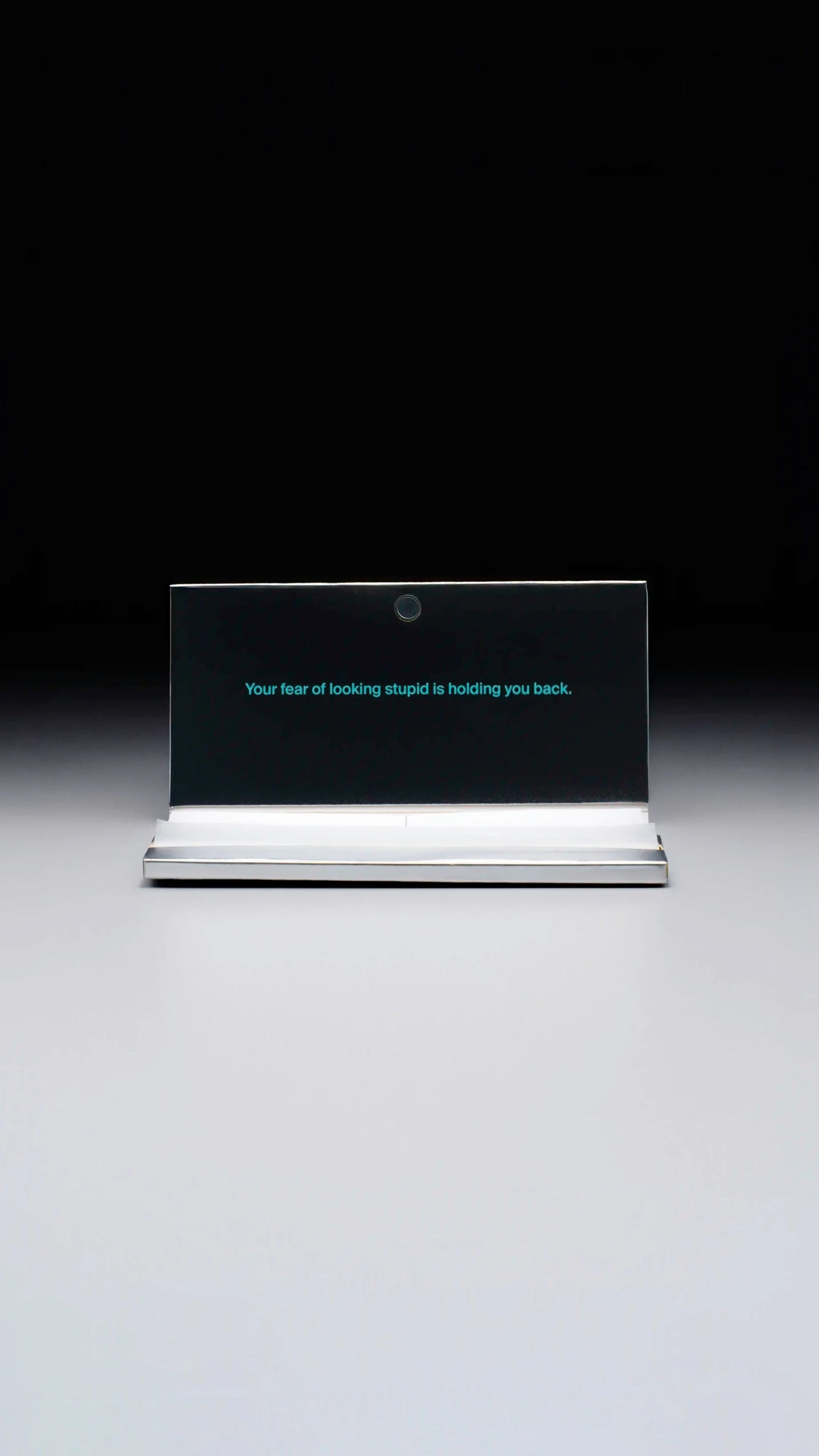 5P Papers Metallic Turquoise, inside message